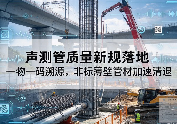 阿巴嘎旗声测管质量新规落地，一物一码溯源，非标薄壁管材加速清退