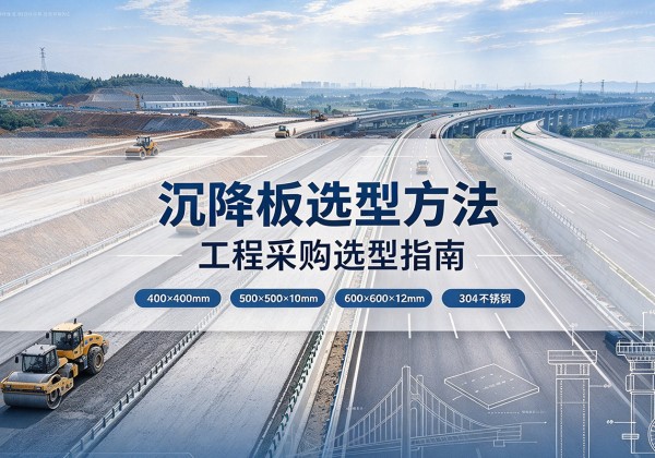 阿巴嘎旗沉降板选择方法
